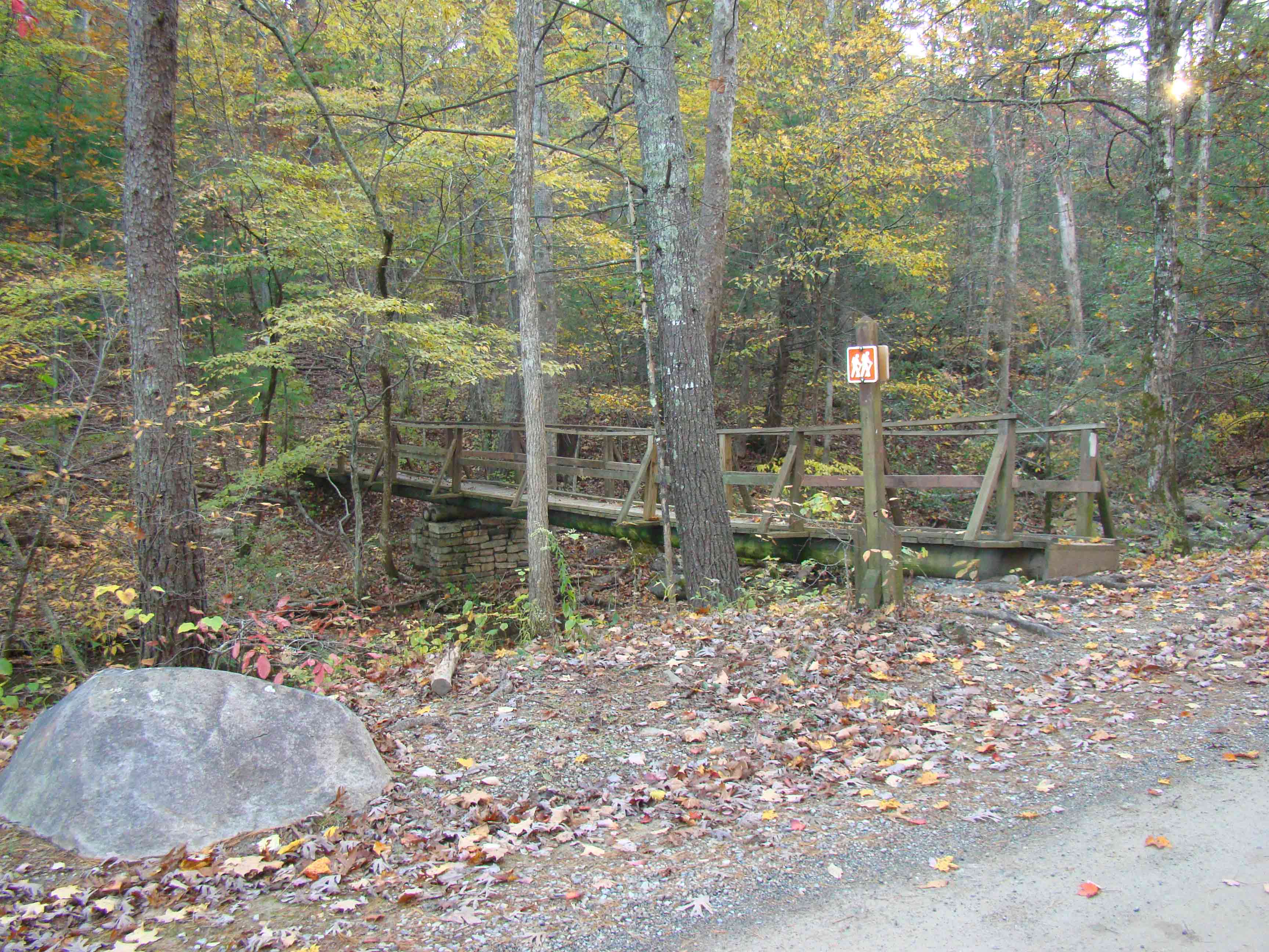 Wooden footbridge over Trout Creek at VA 620, mile 7.9
Courtesy ideanna656@aol.com
