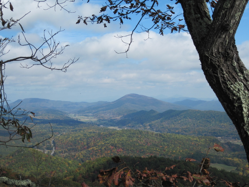 View towards McAfee Knob. Taken at approx. mm 2.8  Courtesy
dlcul@conncoll.edu