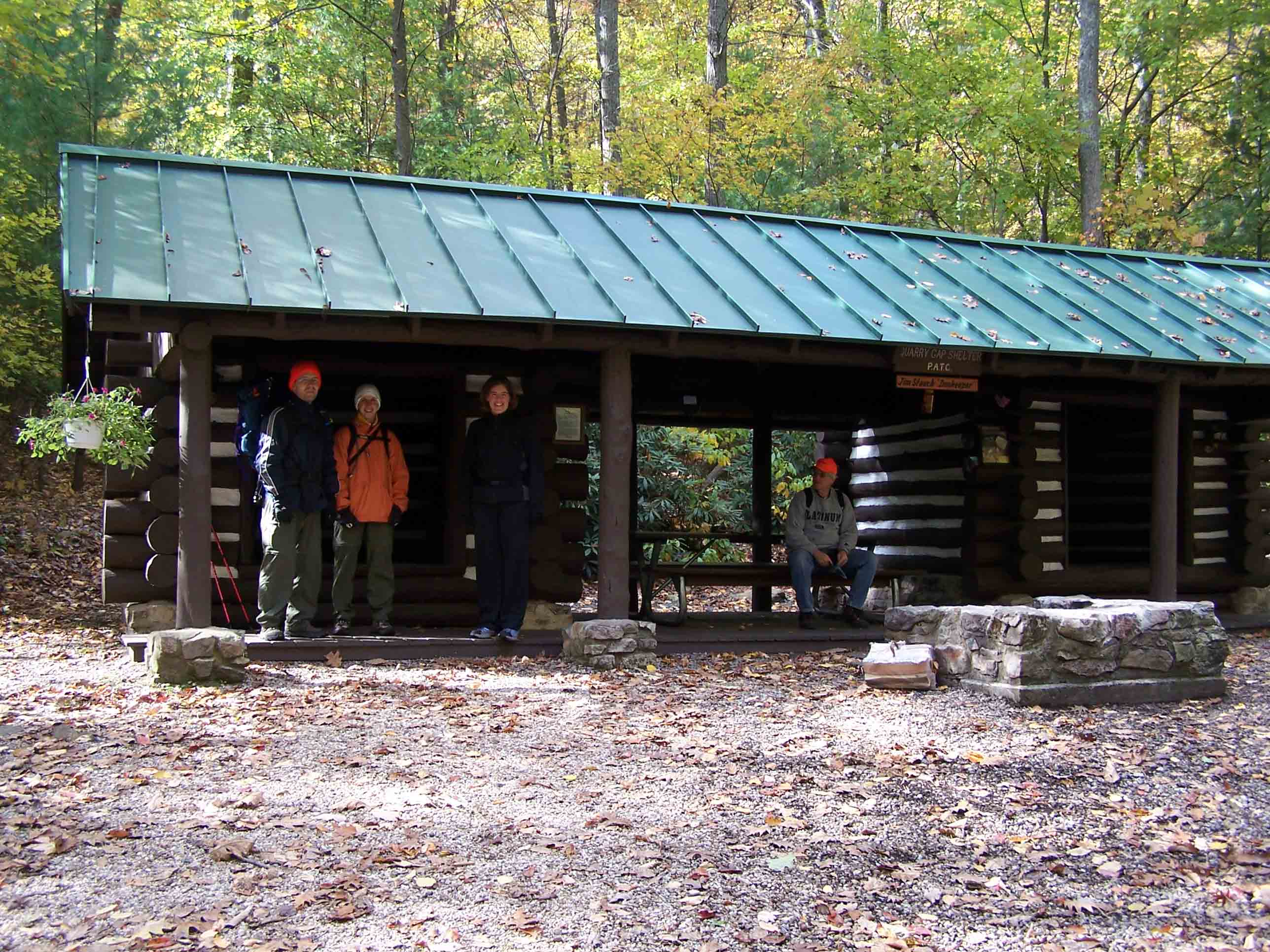 Quarry Gap Shelter mm 17. Courtesy at@rohland.org