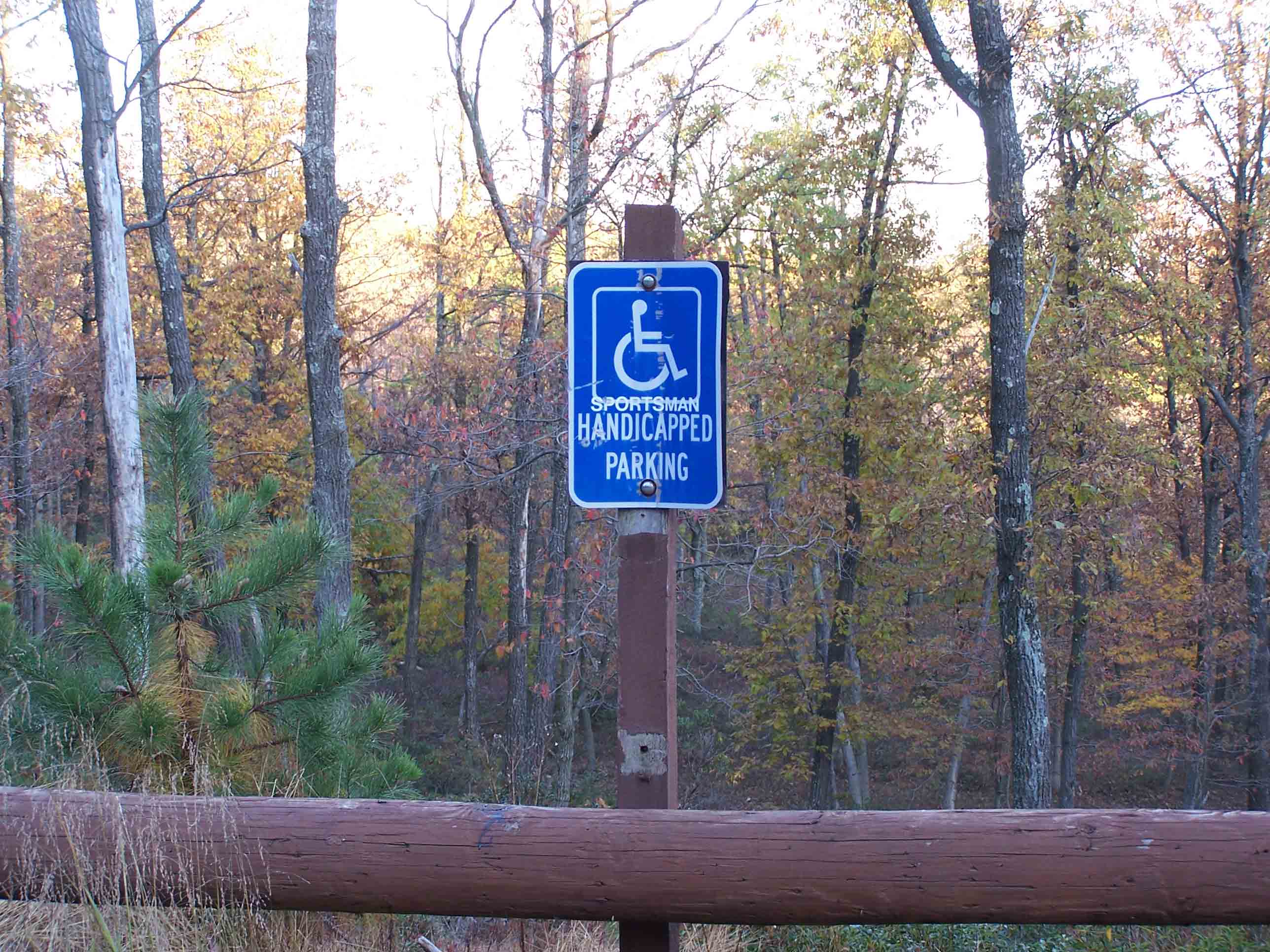 Interesting sign on Milesburn Rd - a road approach to the AT. Courtesy at@rohland.org