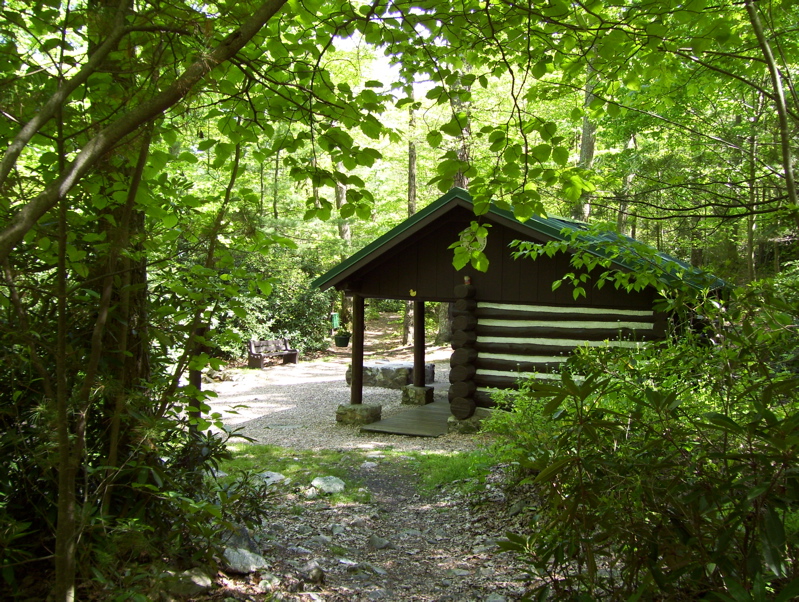 Approaching Quarry Gap Shelters from the North (mm 17.0)  Courtesy dlcul@conncoll.edu