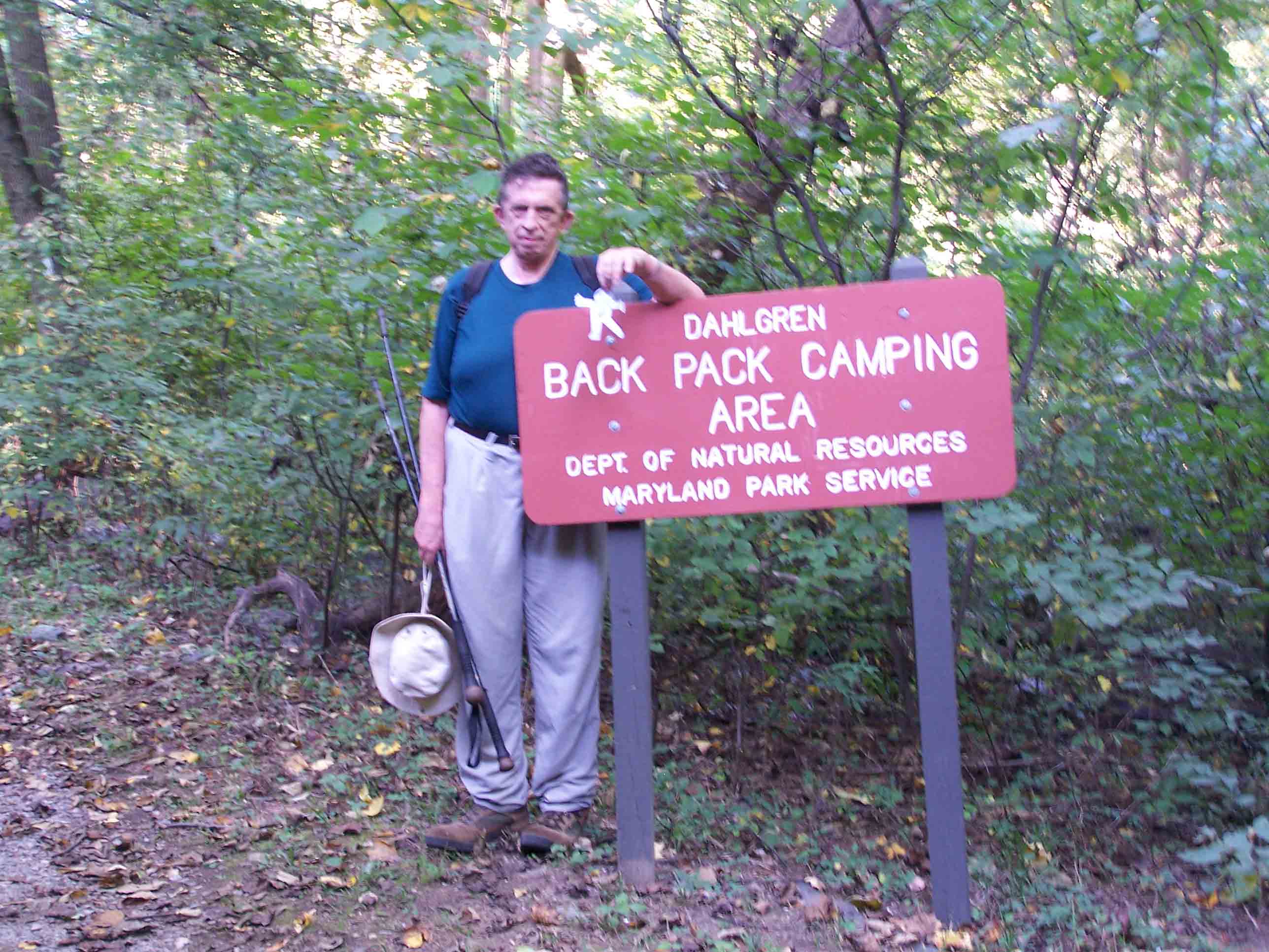 Uncle Dave went over the 1000 miles total of trail that he has hiked.