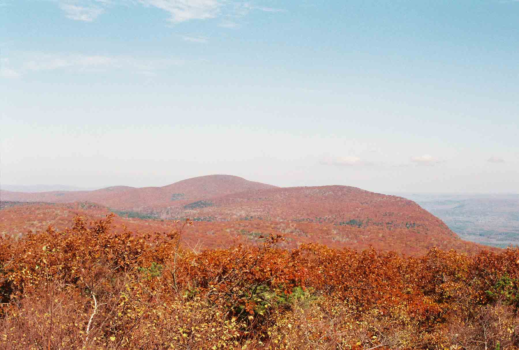 mm 1.4 - Fall View from summit of Bear Mt. looking north towards Mt. Everett and Race Mt. Courtesy dlcul@conncoll.edu