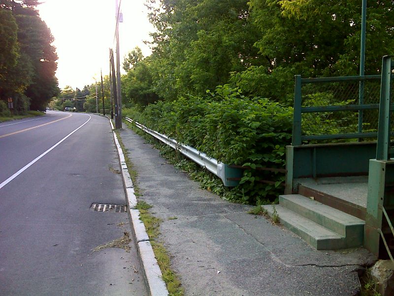 mm 3.9 South end of road walk on Massachusetts Ave. in North Adams. Possible parking?  GPS 42.7012 W73.1552  Courtesy pjwetzel@gmail.com