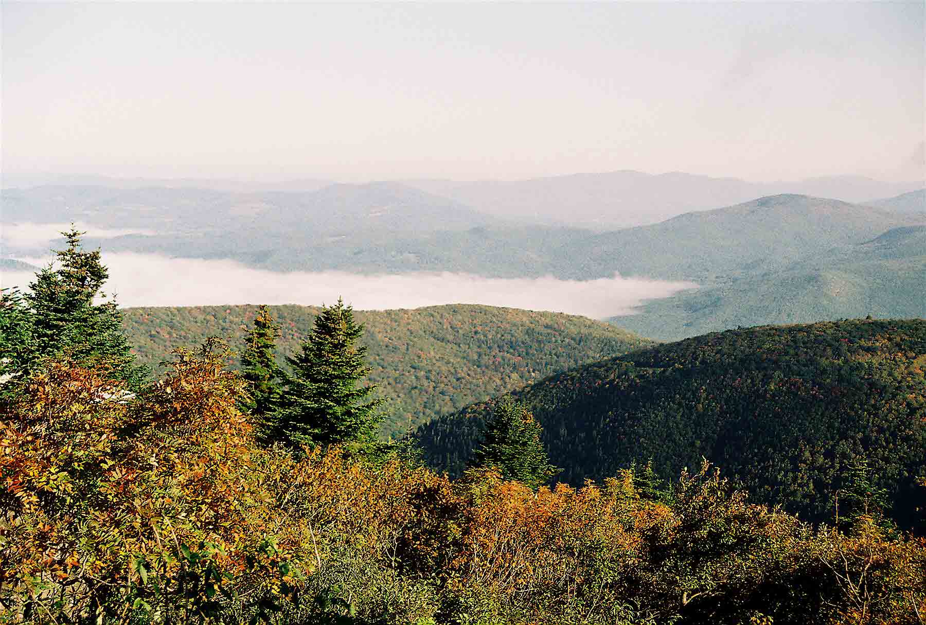 mm 6.3 - View to northeast from summit of Mt. Greylock on an early fall day. Courtesy dlcul@conncoll.edu