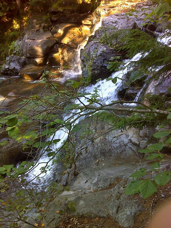 mm 16.7 Vaughn Stream Waterfall. GPS 45.4206 W69.4284  Courtesy pjwetzel@gmail.com