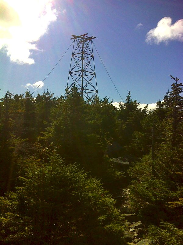 mm 12.3  Remnants of old fire tower on Barren Mt.  GPS N45.4161 W89.3718 Courtesy pjwetzel@gmail.com