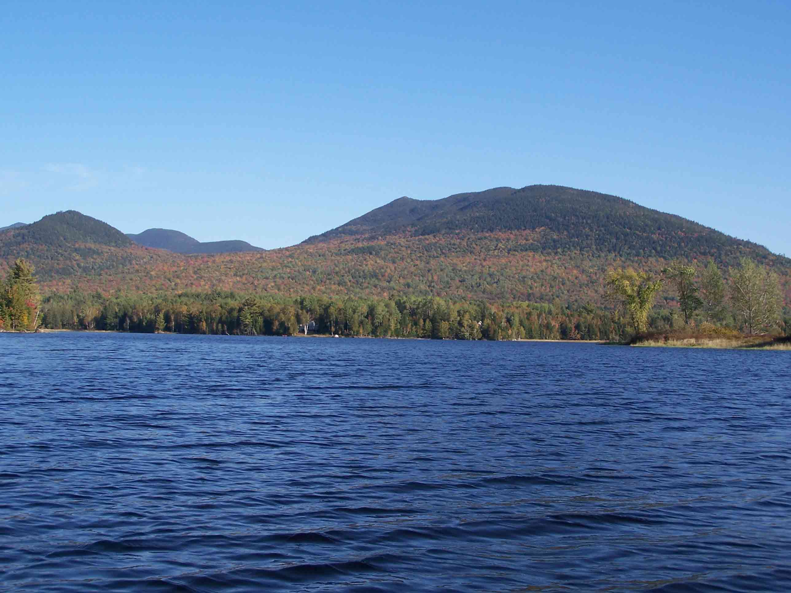 View of Bigelow Mountain from Flagstaff Lake  Courtesy at@rohland.org