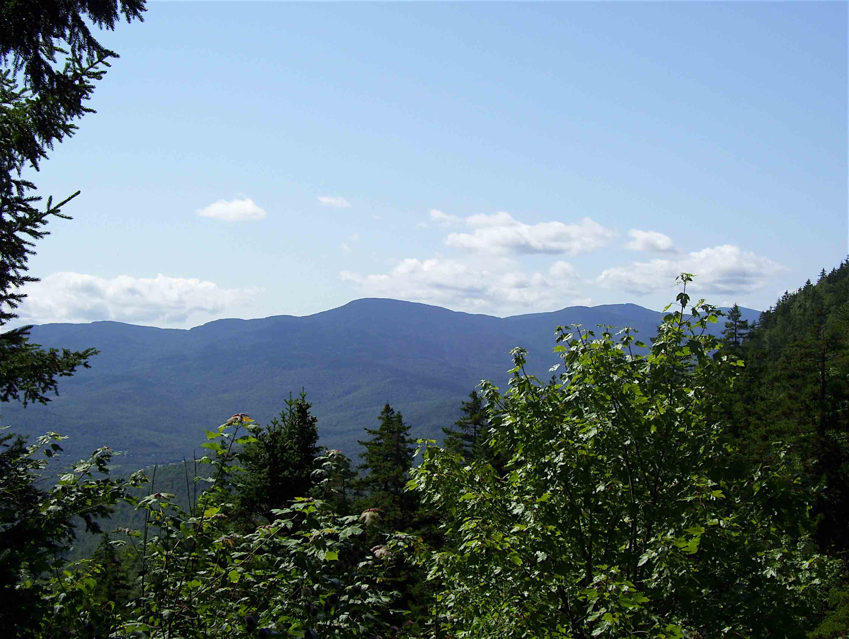 View from the Gentian Pond shelter south towards the Carter-Moriah Range.  Courtesy dlcul@conncoll.edu
