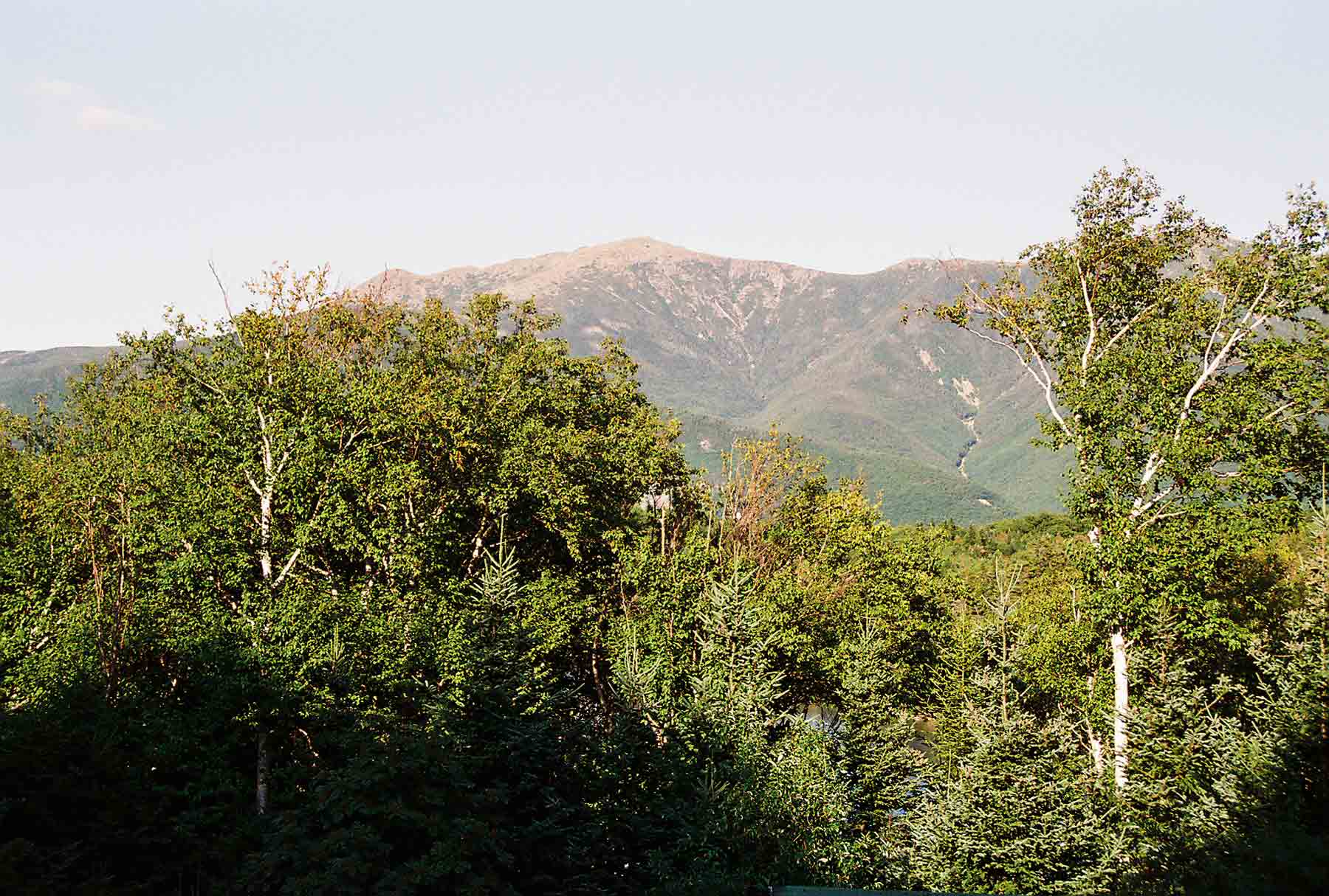Mt. Lafayette from the Fishing Jimmy Trail (part of the AT). Taken at approx. Mile 4.3.  Courtesy dlcul@conncoll.edu