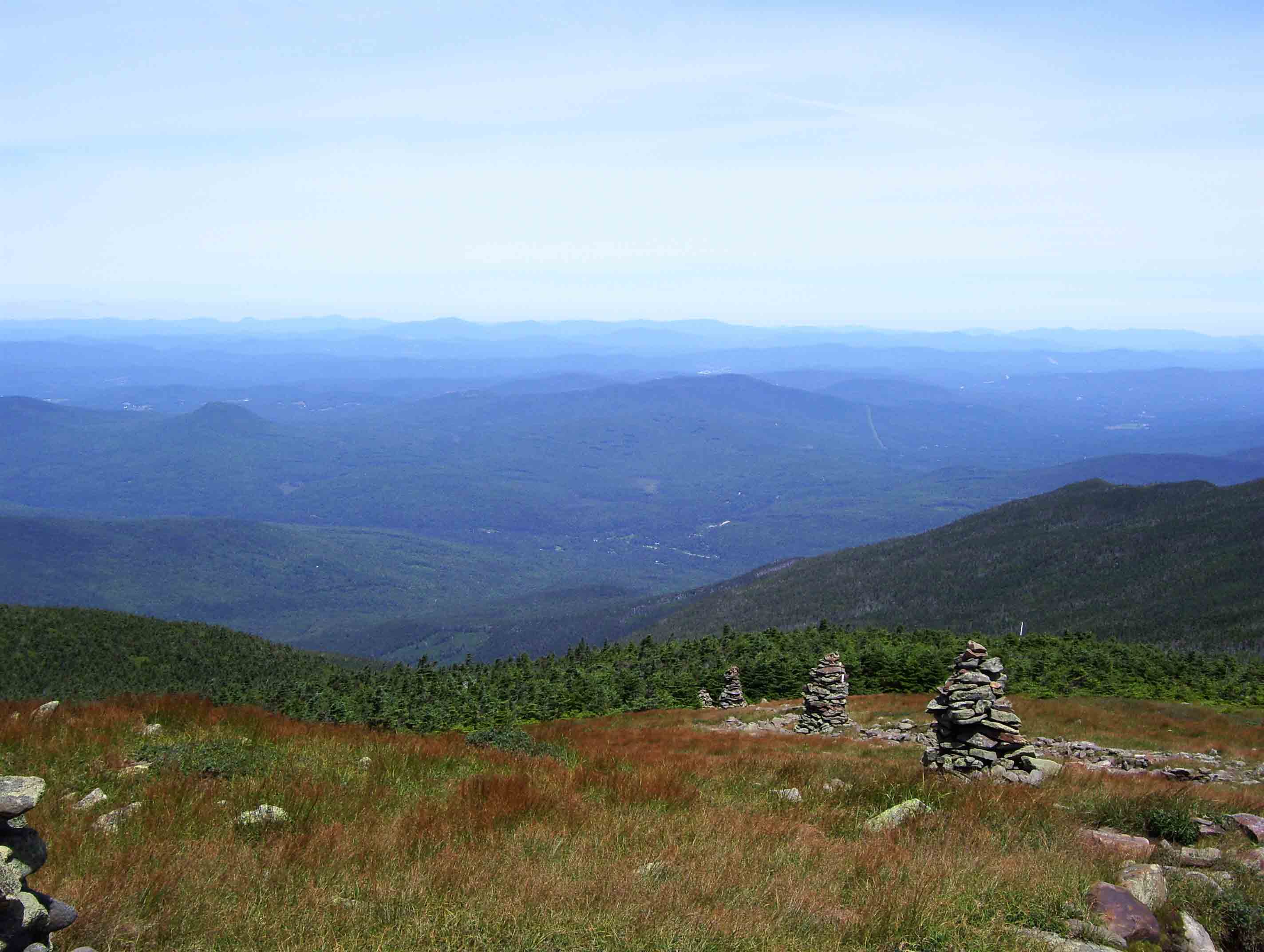 mm 3.8 - View to the north from near the summit of Mt. Moosilauke.  Courtesy dlcul@conncoll.edu
