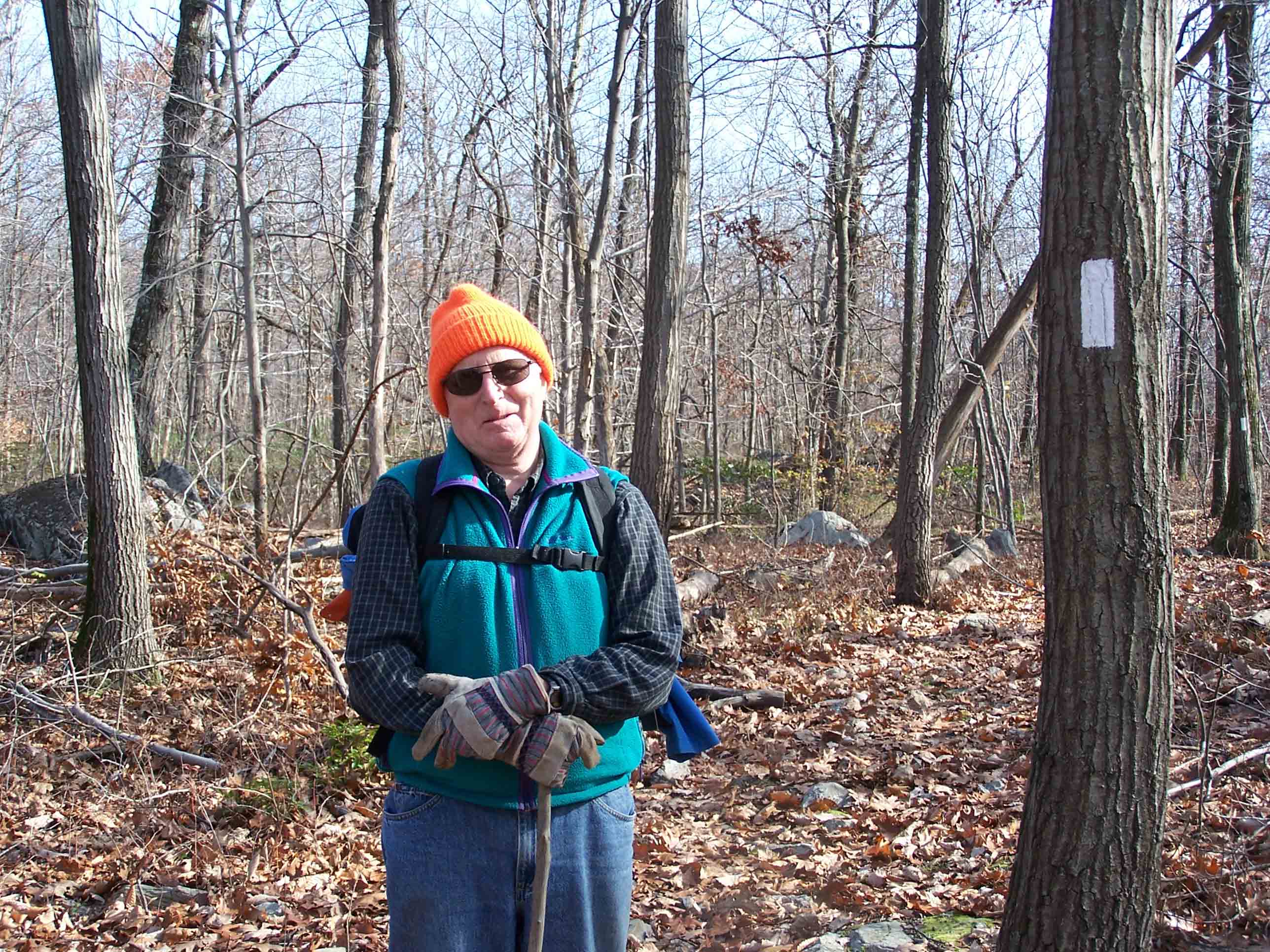 This is Fred who maintains the trail from the New York state line to Long House Road. Courtesy at@rohland.org