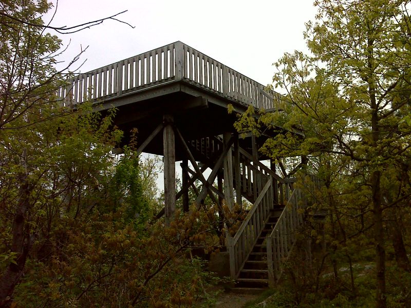 mm 8.8 Observation tower.  A side trail leads to a High Point State Park Road.   GPS  N41.3169 W 76.6646  Courtesy pjwetzel@gmail.com