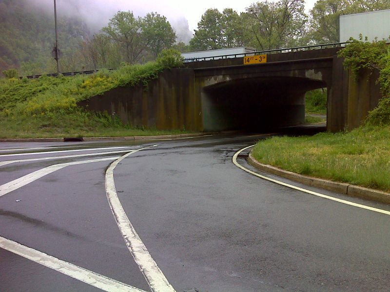 mm 12.4  The AT uses this underpass to cross under I-80.  GPS N40.9715 W75.1248  Courtesy pjwetzel@gmail.com