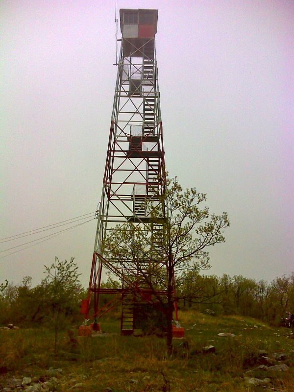 mm 1.0 Catfish fire tower .  GPS N41.0474 W74.9726  Courtesy pjwetzel@gmail.com