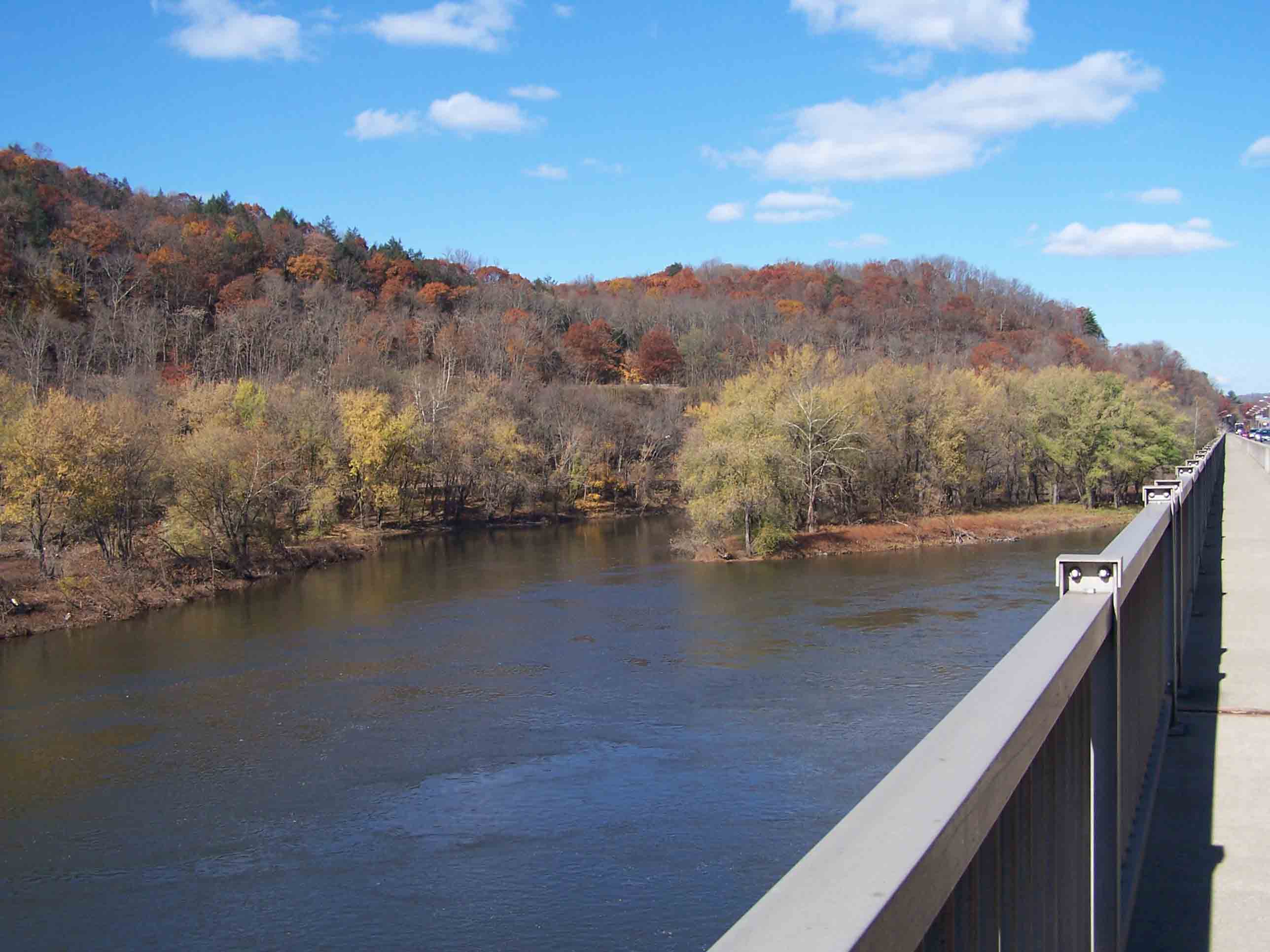 mm 13.4 View from bridge over Delaware River. Courtesy at@rohland.org