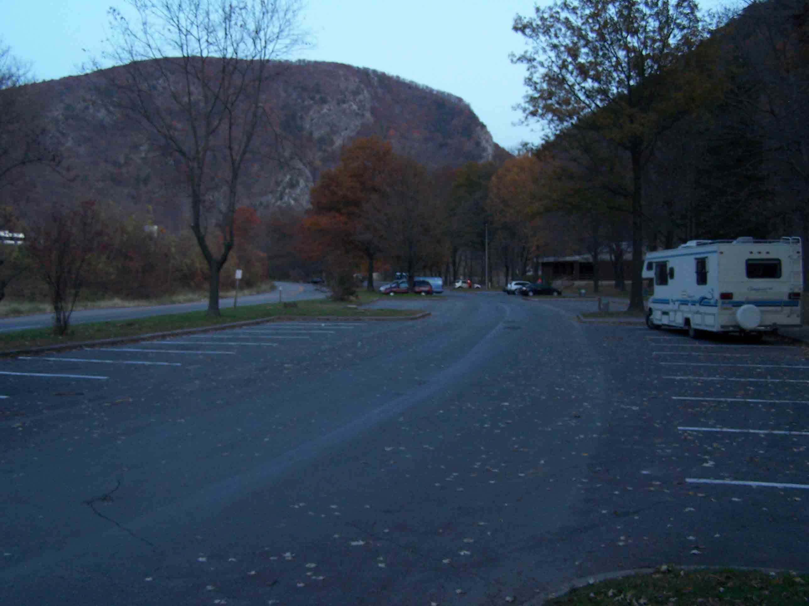 mm 12.5 Parking at Delaware Water Gap Recreation Visitor Center - the center closed after 6/06 flooding but is now re-opened. Courtesy at@rohland.org