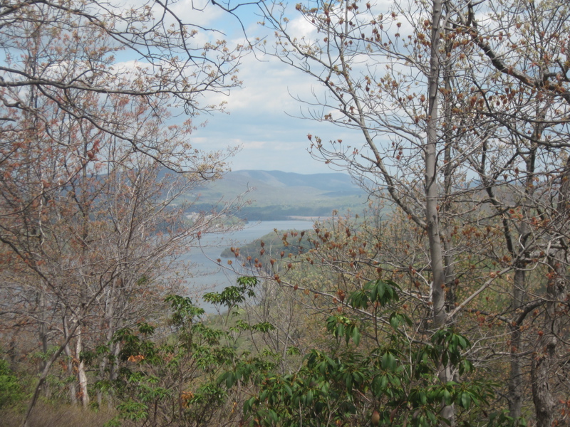 Once the southbound trail regains the ridge line, there is this view to the north up the Hudson River. Taken at approx. mm 4.3.  Courtesy dlcul@conncoll.edu