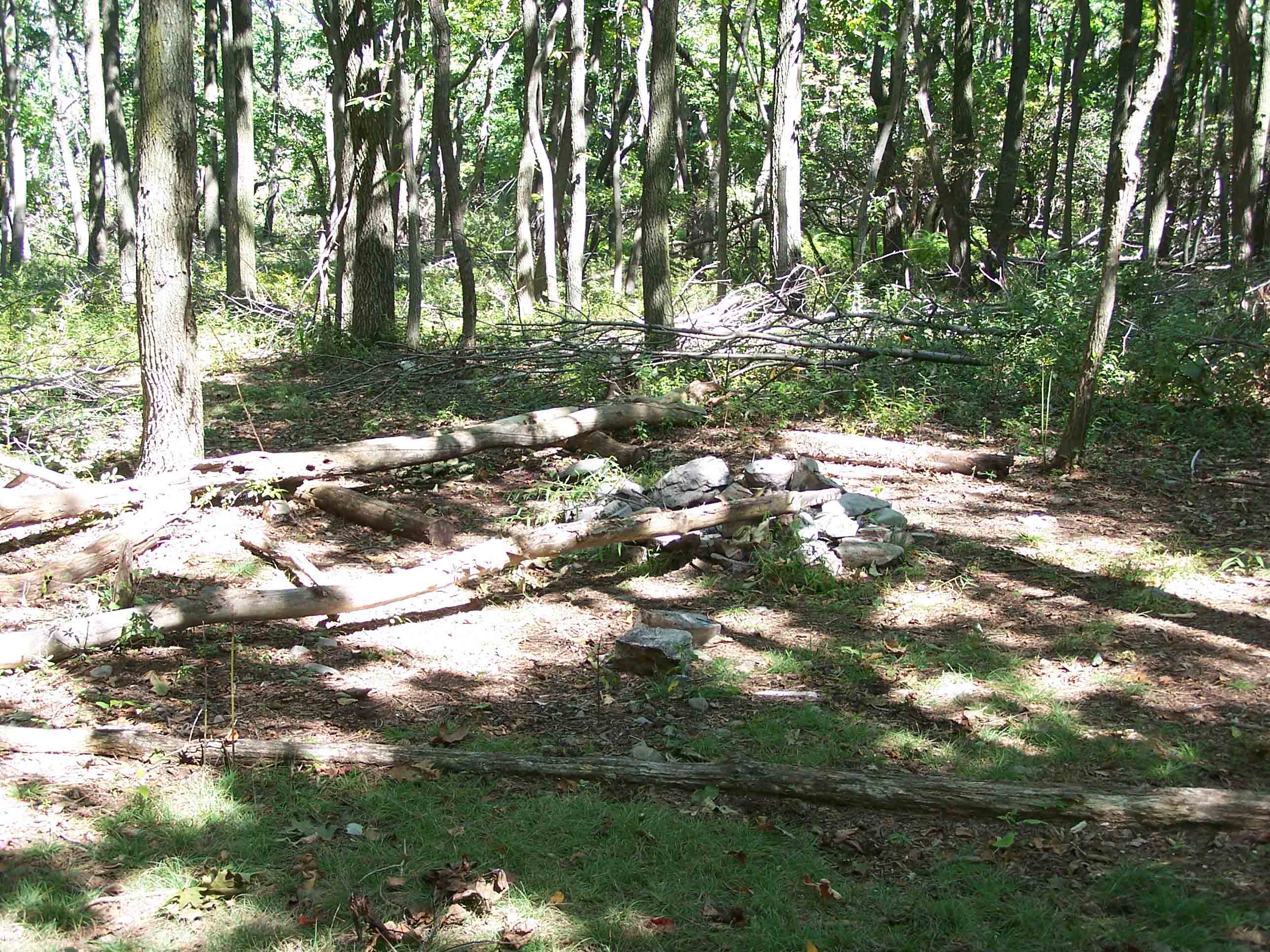 Campsite between Wolf Rocks and Wind Gap. Courtesy at@rohland.org