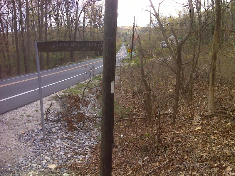 mm 0.0 Crossing of PA 94.  No parking here.   Courtesy pjwetzel@gmail.com