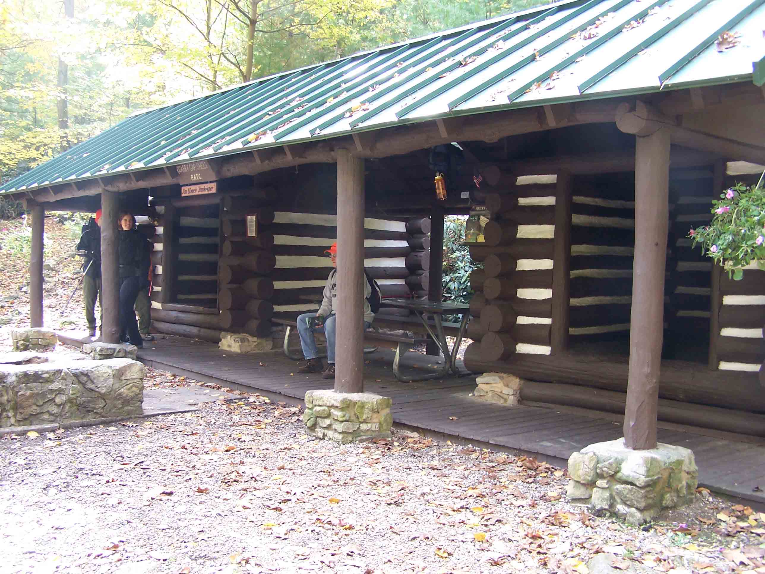 Quarry Gap Shelter mm 17. Courtesy at@rohland.org