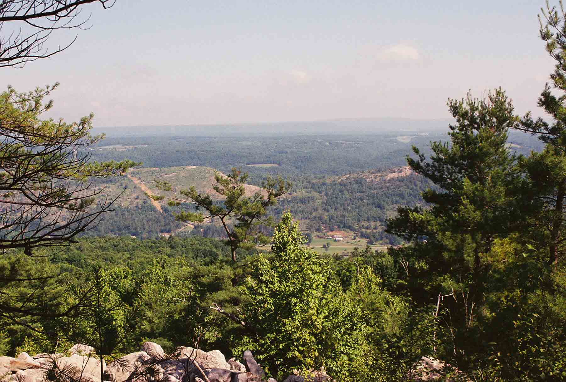 View north from near Weathering Knob. Taken at approx. MM 15.0.  Courtesy dlcul@conncoll.edu