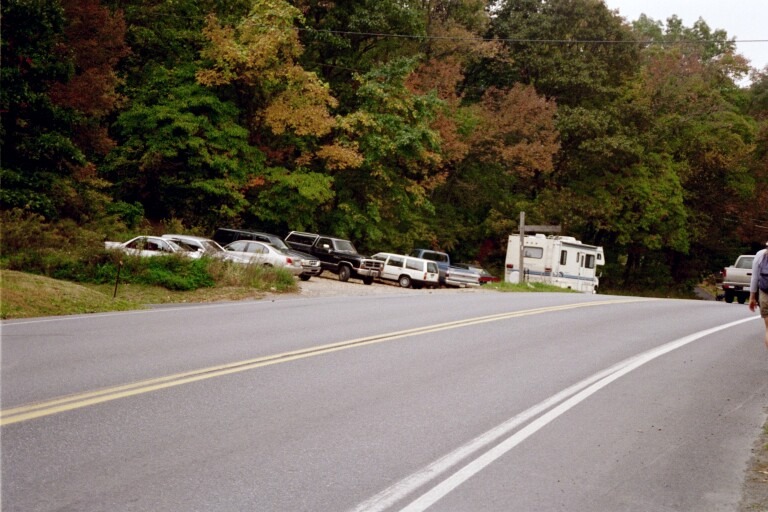 Parking on PA 115 at Wind Gap - mile 0.0