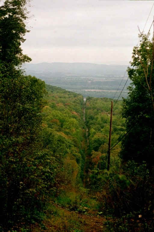mm 10.2 Fall view north along powerline to relay tower. Courtesy at@rohland.org