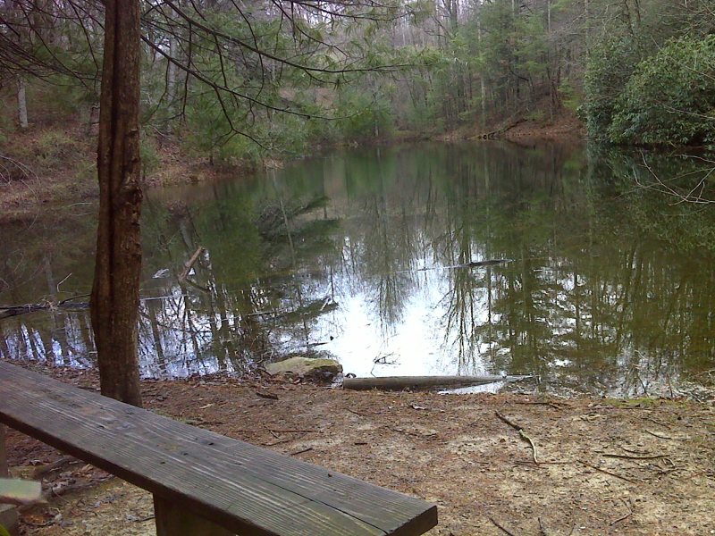 mm 9.8  View of the pond and the second bench along it. <br />  Courtesy pjwetzel@gmail.com