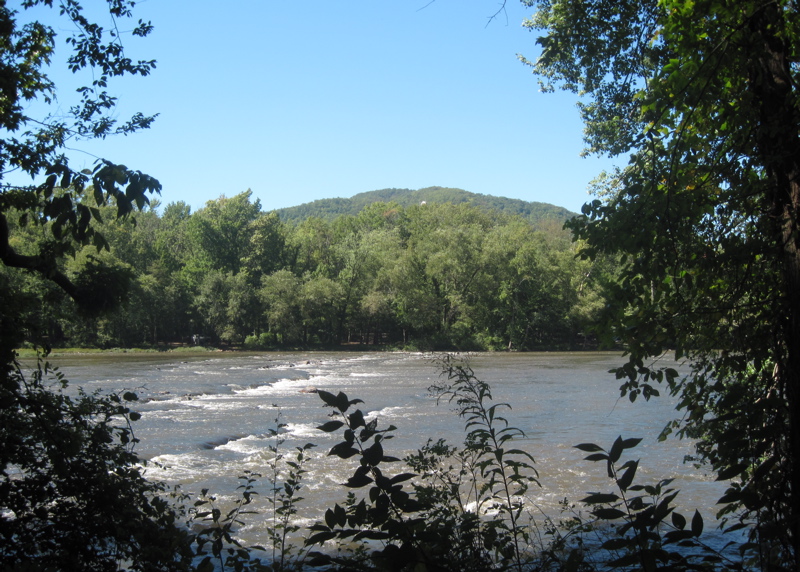 French Broad River.  Taken at approx. mm 13.9  Courtesy dlcul@conncoll.edu
