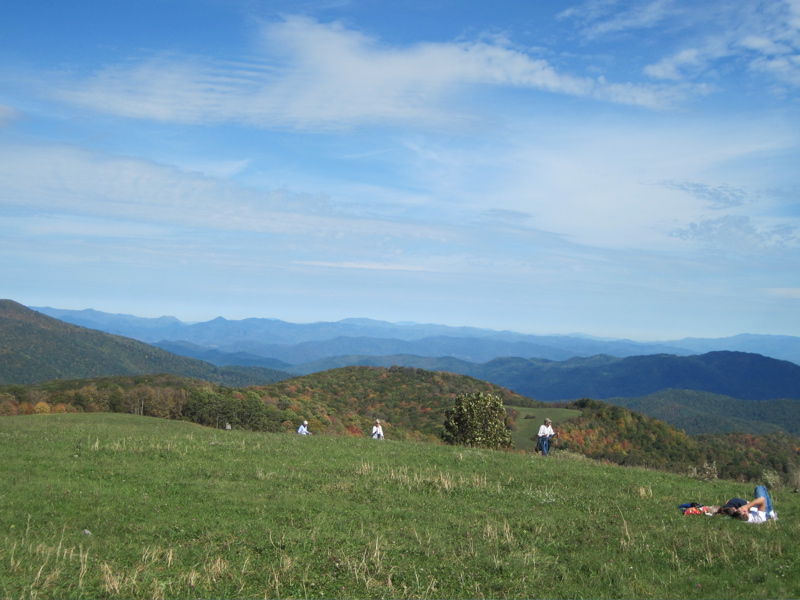 mm 19.8. View to the southeast from the summit of Max Patch.  Courtesy dlcul@conncoll.edu