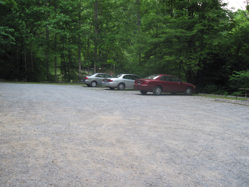 Parking at Big Creek Ranger Station. This provides far safer parking than Davenport Gap.  From here one may walk up roads to Davenport Gap (mm 0.0) at the north end of Section 17 and south end of Section 16. Alternatively one may follow the Chestnut Branch Trail for two miles to the AT at mm 1.9 of Section 17. Courtesy dlcul@conncoll.edu