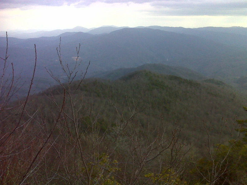 mm 4.4  More than 100 miles of AT, Roan, Unaka, Max Patch, Snowbird. GPS  N35.7621 W83.1576  Courtesy pjwetzel@gmail.com