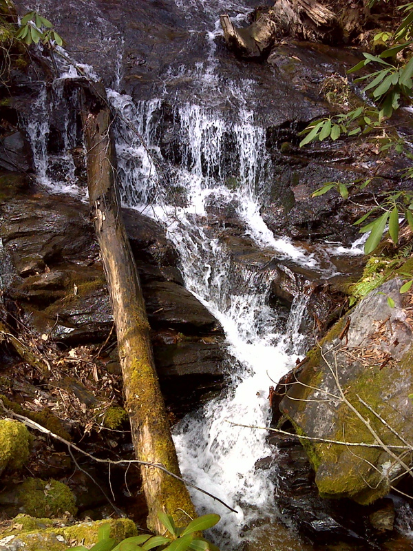 mm 5.6  Waterfall at Winding Stair Gap.  GPS N35.1216  W83.5477  Courtesy pjwetzel@gmail.com