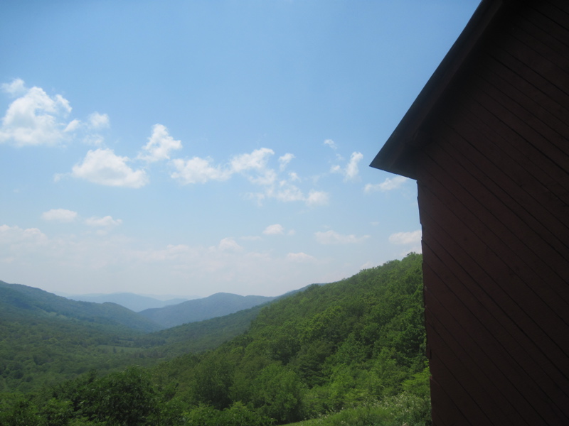 mm 9.2  View south into North Carolina from Overmountain Shelter  Courtesy dlcul@conncoll.edu