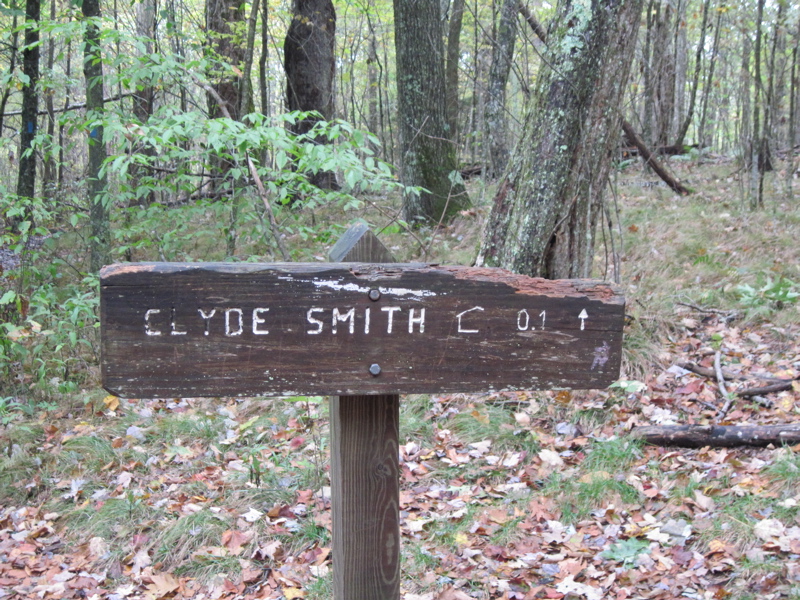 mm 3.1  Sign for Clyde Smith shelter  Courtesy
dlcul@conncoll.edu