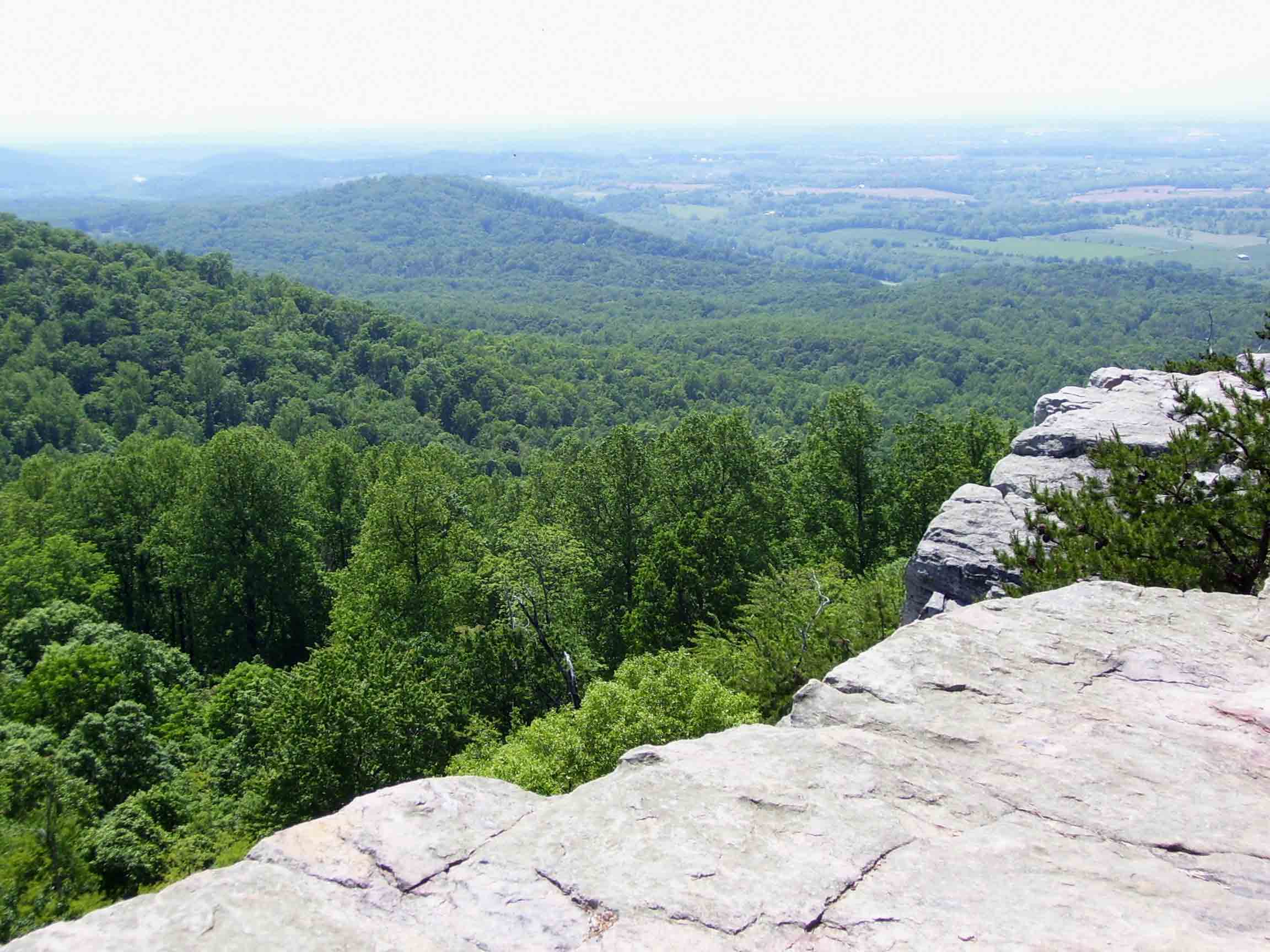 View to the west from Crescent Rock (Mile 10.9). Courtesy dlcul@conncoll.edu