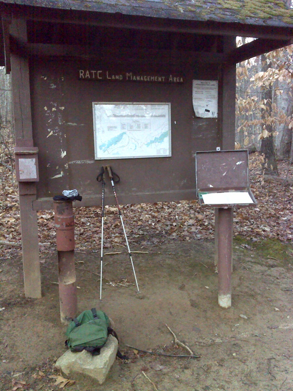 mm 1.1  Information Kiosk  maintained by the Roanoke
Appalachian Trail Club  Courtesy pjwetzel@gmail.com
