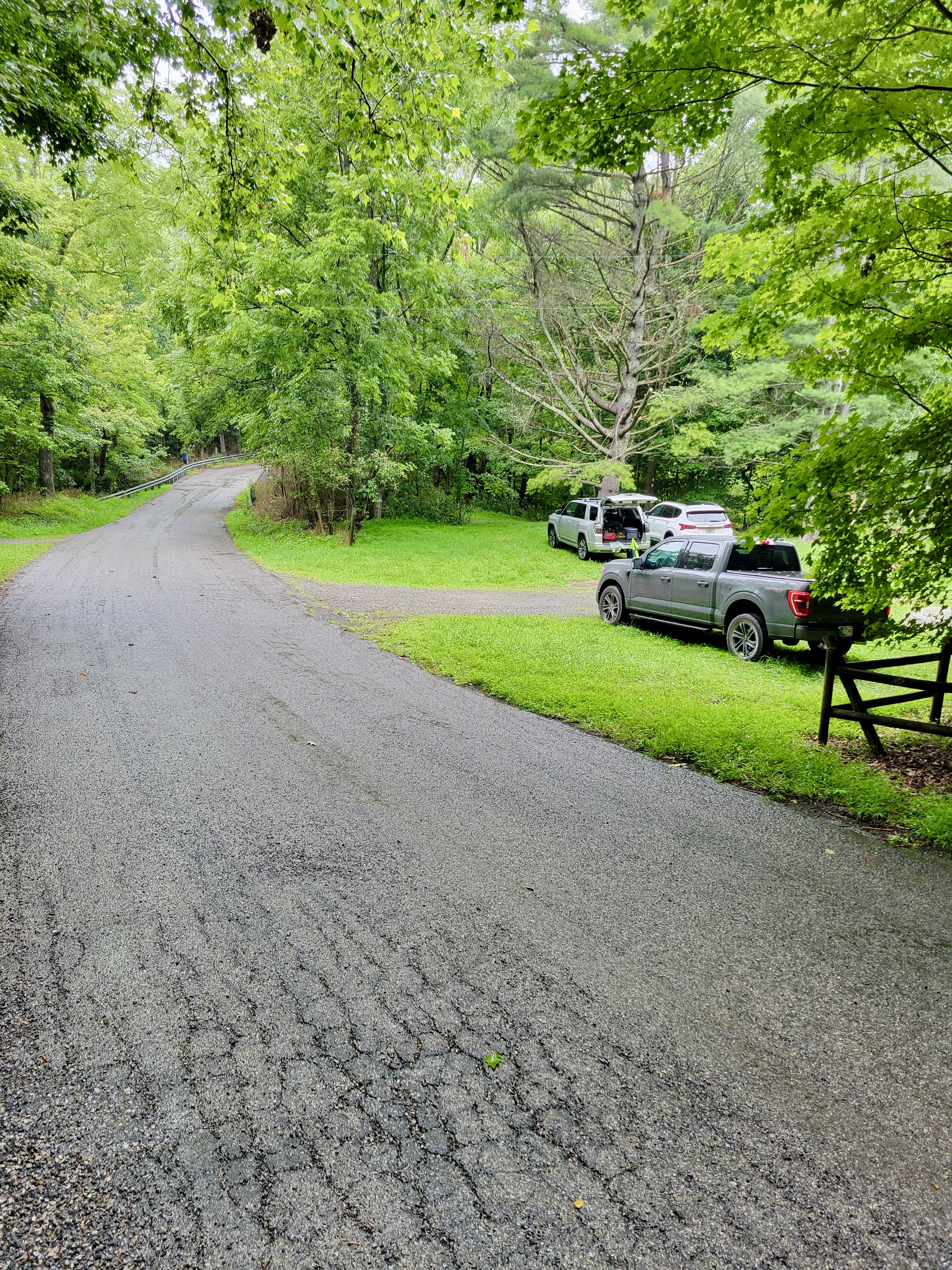 mm 10.4 Parking Area on VA 630 near crossing of Sinking Creek.  Courtesy cabincellars@yahoo.com