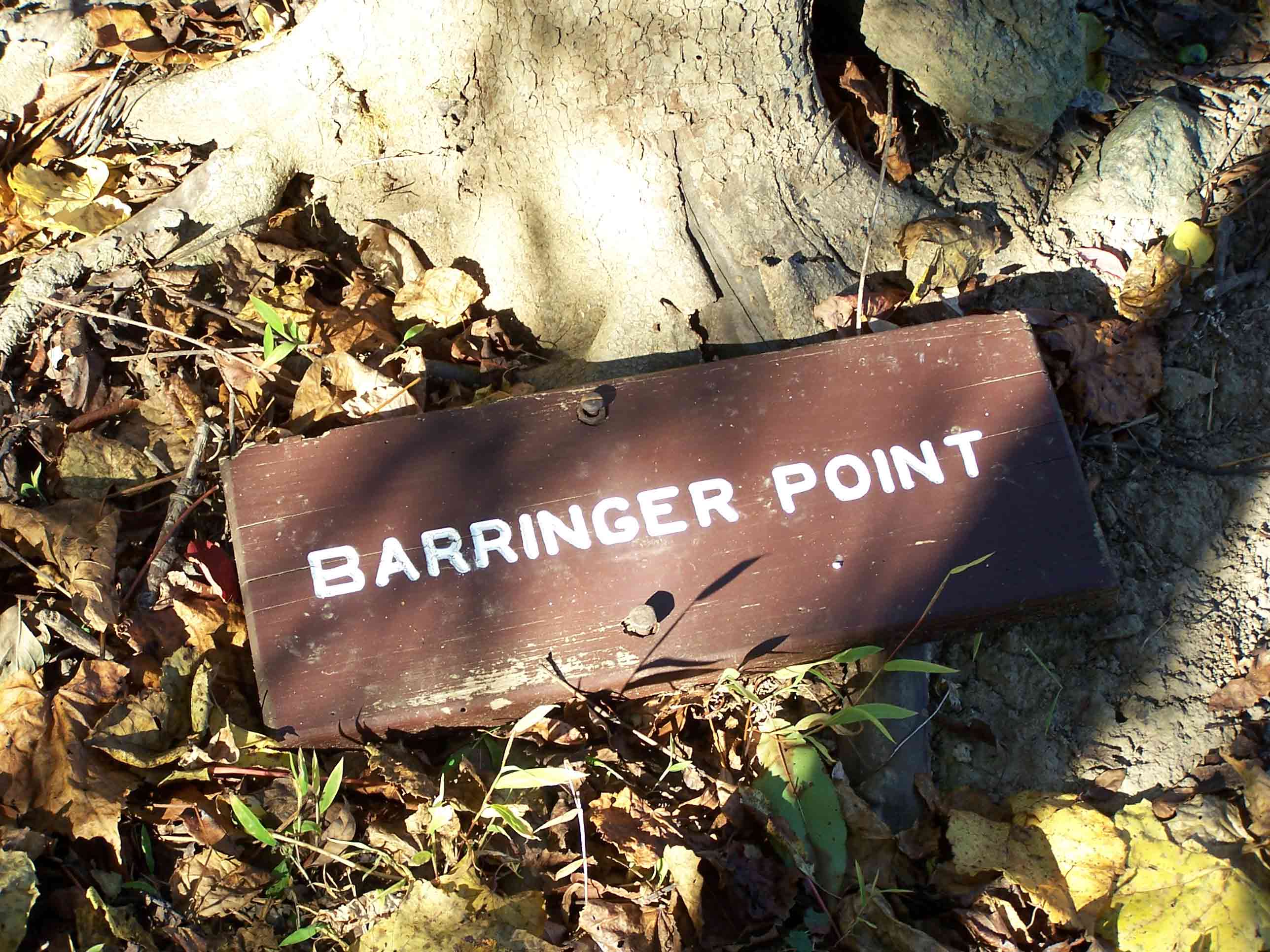 mm 10.8 Sign at Barringer Point. Courtesy at@rohland.org