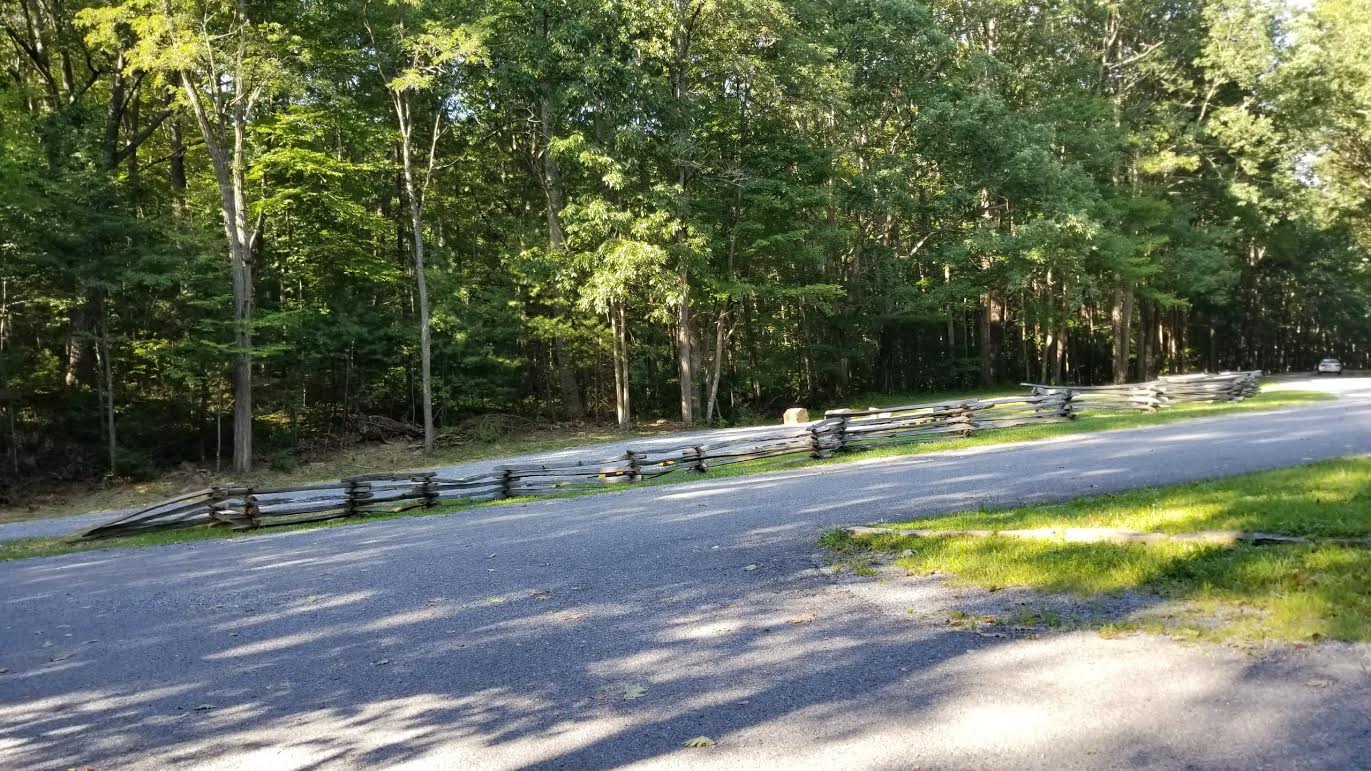 New Parking area (2017) at intersection of VA 42 and VA 650 in Dickey Gap  Courtesy jdm3944@comcast.net