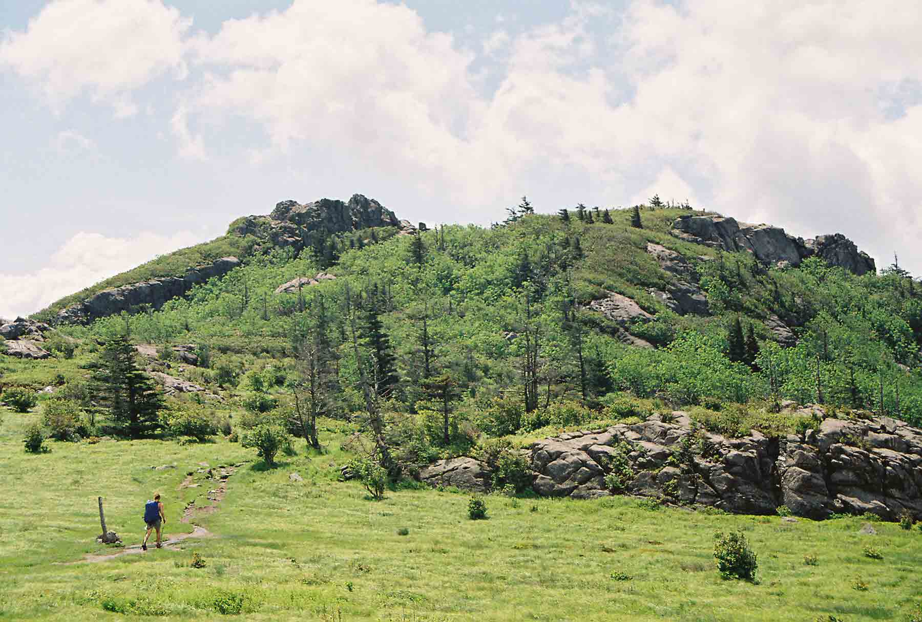 Approaching the summit of Pine Mt. (May 2004). Taken at approx. MM 11.4.  Courtesy dlcul@conncoll.edu