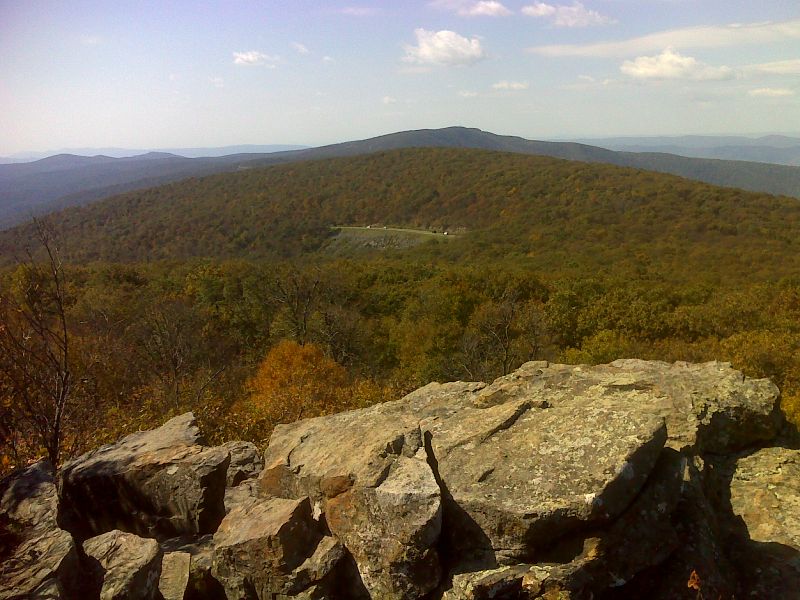 mm 10.9 Fall view to the south from North Marshall.  Taken on a much clearer day than previous picture.  GPS N38.7747 W78.2071  Courtesy pjwetzel@gmail.com