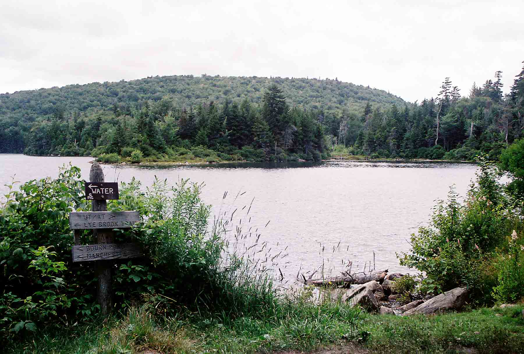 mm 10.5 - View to north shore of Stratton Pond. Courtesy dlcul@conncoll.edu