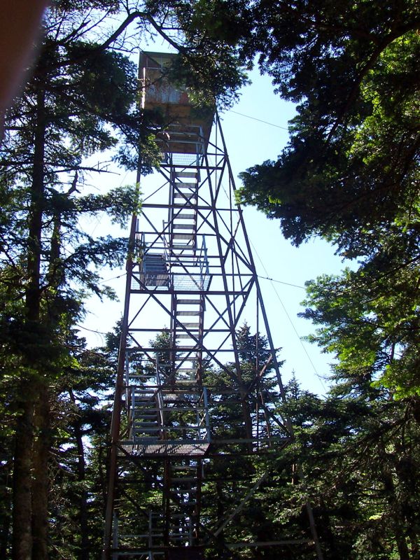 mm 12.2  Old fire tower on Glastenbury Mountain, now an observation tower.   Courtesy dlcul@conncoll.edu