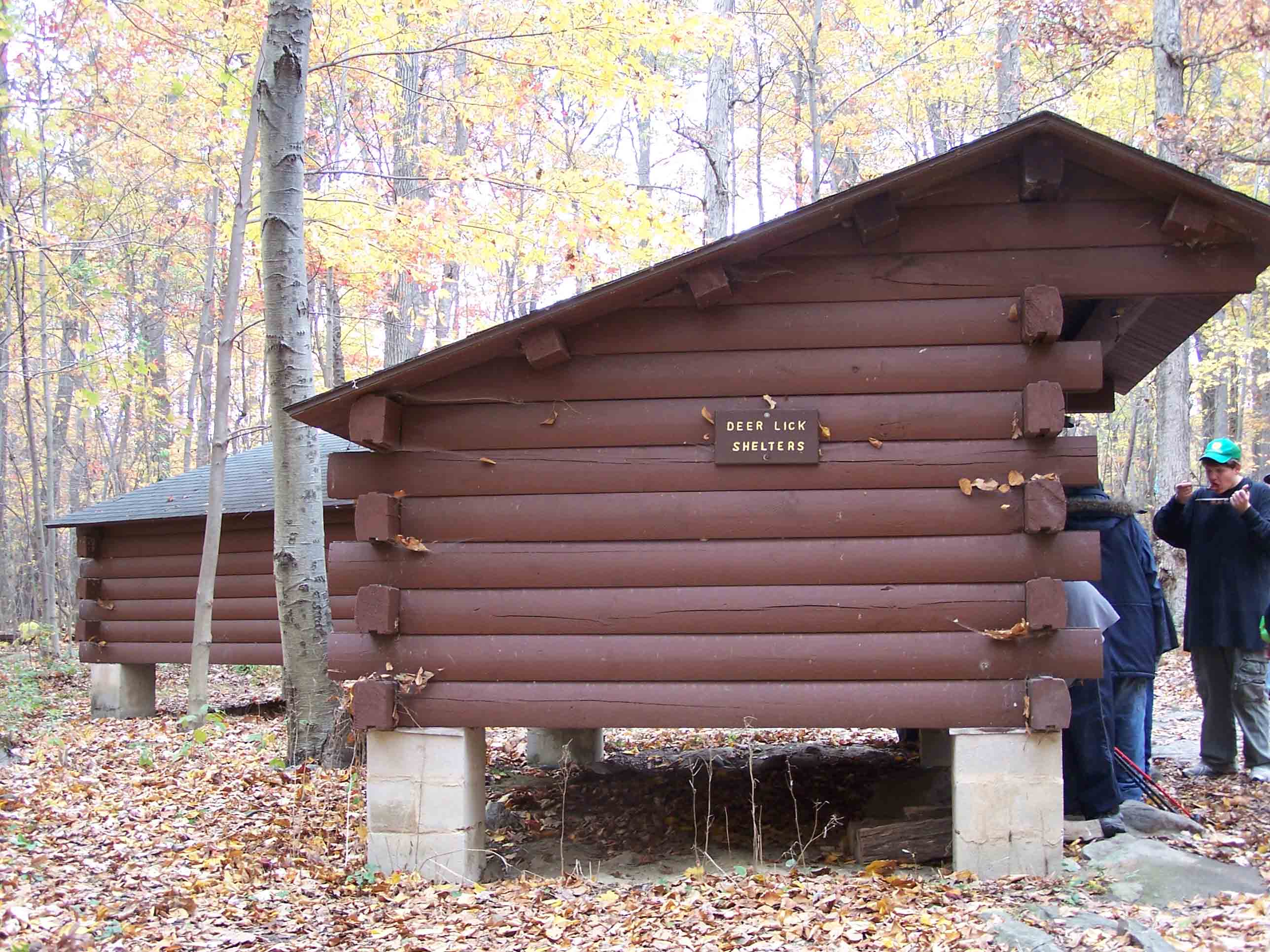 mm 13.2 Deer Lick Shelters. Courtesy at@rohland.org