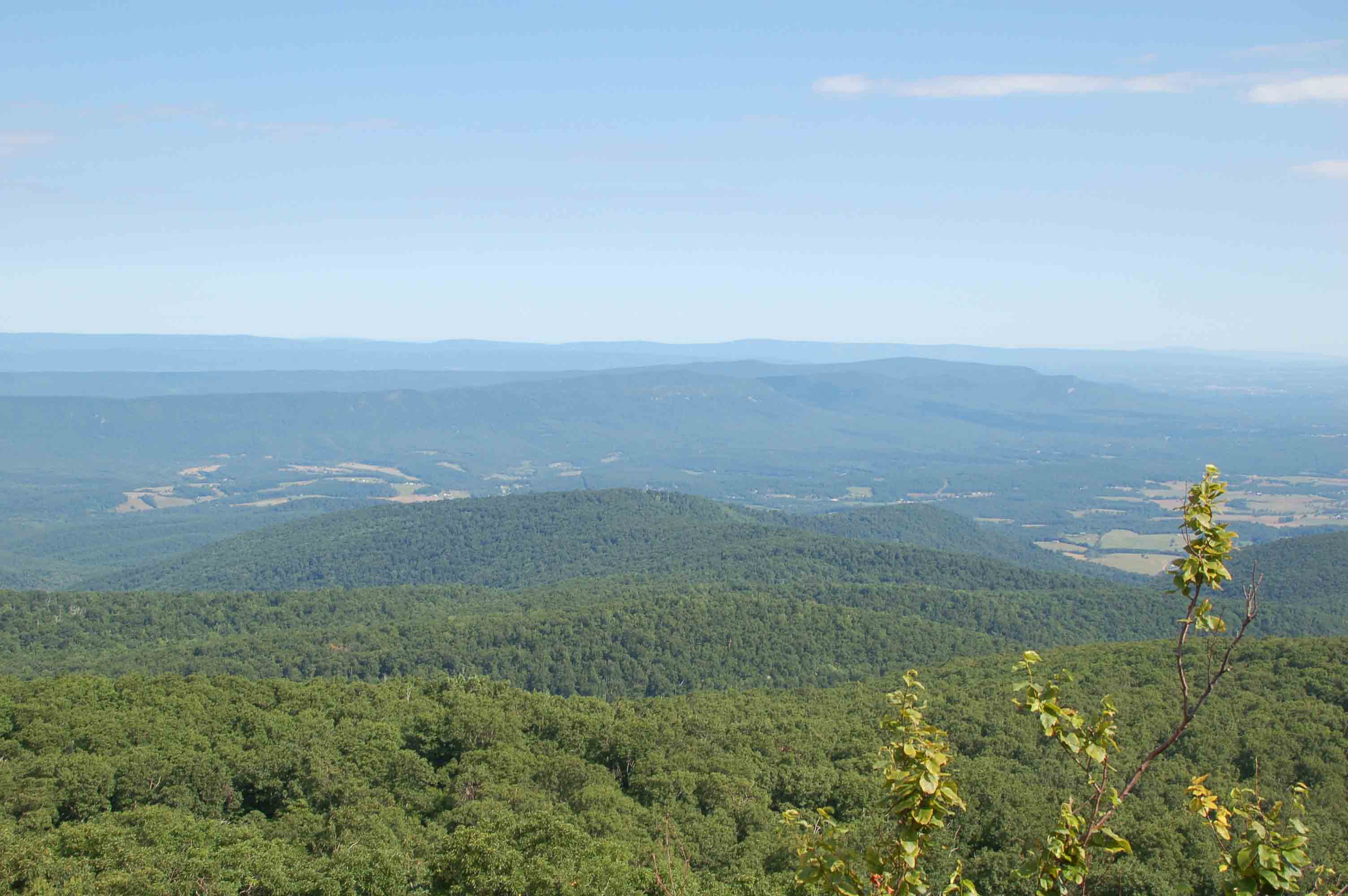 View from 3rd peak of Hogback at mile 3.3.  Courtesy ideanna656@aol.com